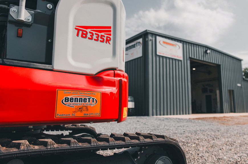 NEW BENNETT EQUIPMENT LOCATION IN HIAWASSEE, GA JOINS TAKEUCHI’S DEALER NETWORK